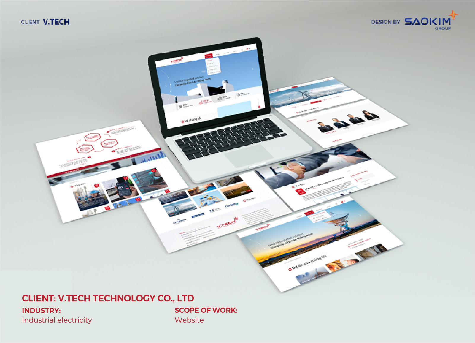 VTECH - Design Website and Brand Identity VTECH